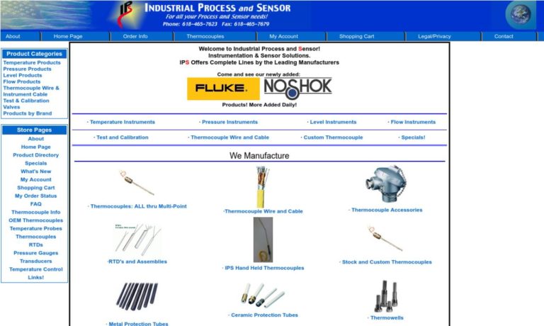 Industrial Process and Sensor